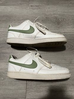 Nike AF1 Olive Green Swoosh