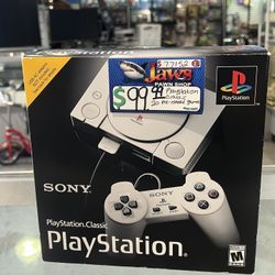 PlayStation classic Game System With 20 Pre-downloaded Games 