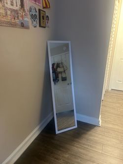 Full Length Mirror White Frame