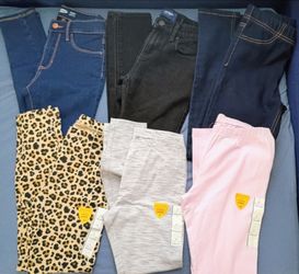 6 Girls jeans/leggings nwt 10/12