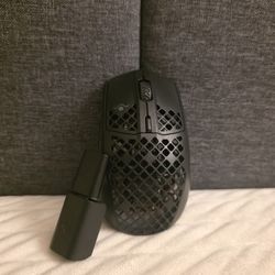 SteelSeries - Aerox 3 Super Light Honeycomb Wireless RGB Optical Gaming Mouse - Wireless - Onyx