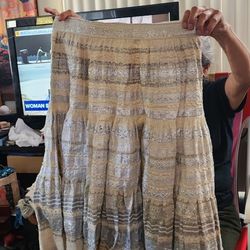 Vintage Ornate Skirt