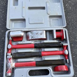 Auto Body Hammer And Dolly Set 