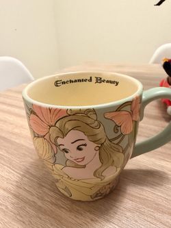 Disney Belle beauty and the beast coffee mug cup
