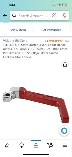 CRF50 Kick Start 