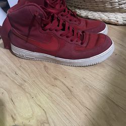 Red Men’s Nike shoes Size 12