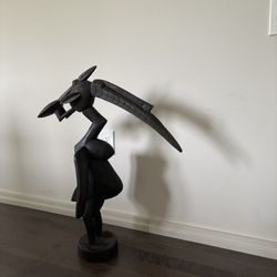 Original west African Art - Calao Wood Sculpture 30”