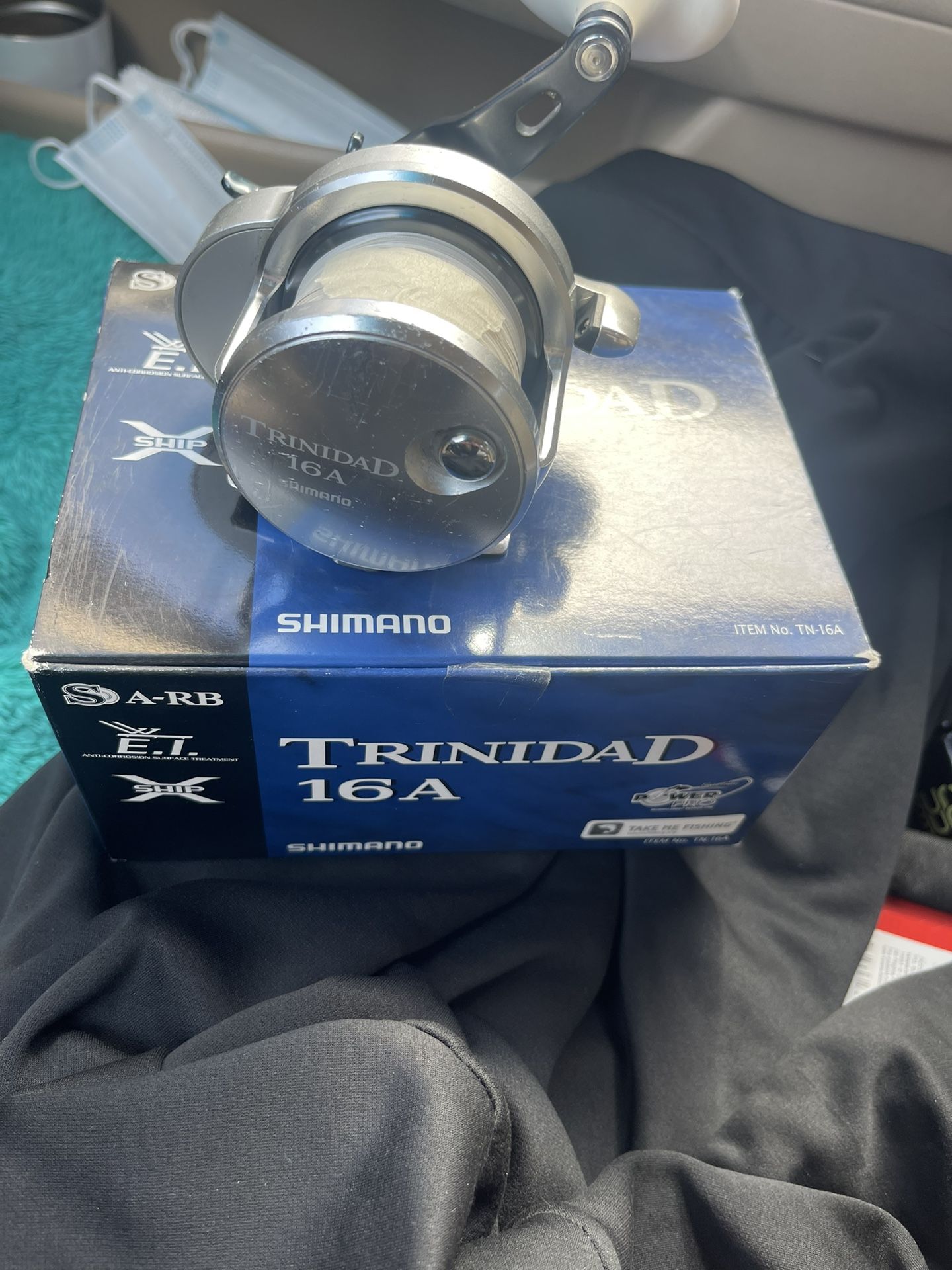 Shimano Trinidad 16 A Loaded With 40 Braid