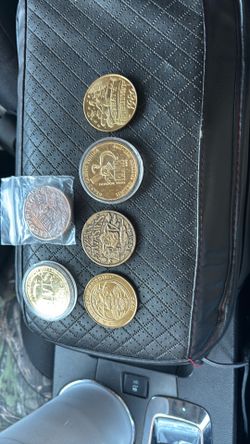Vintage old collectibles doubloons
