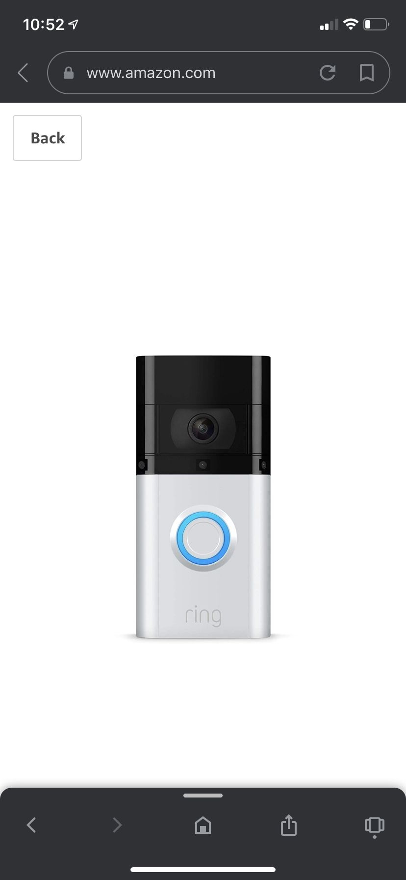 Ring video doorbell 3