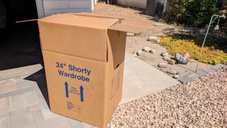 2.....24" Wardrobe moving boxes.