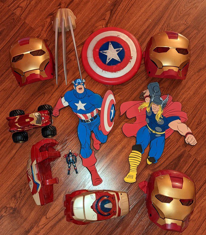 Ironman Wolverine Halloween Masks & Gear Super Hero Set!