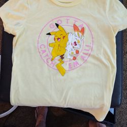 Girls Bundle Clothes, Size 12, Pikachu And Jean Jacket Size 7/8