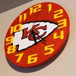 NFL Kansas City Chiefs clock