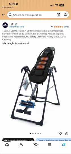Inversion table