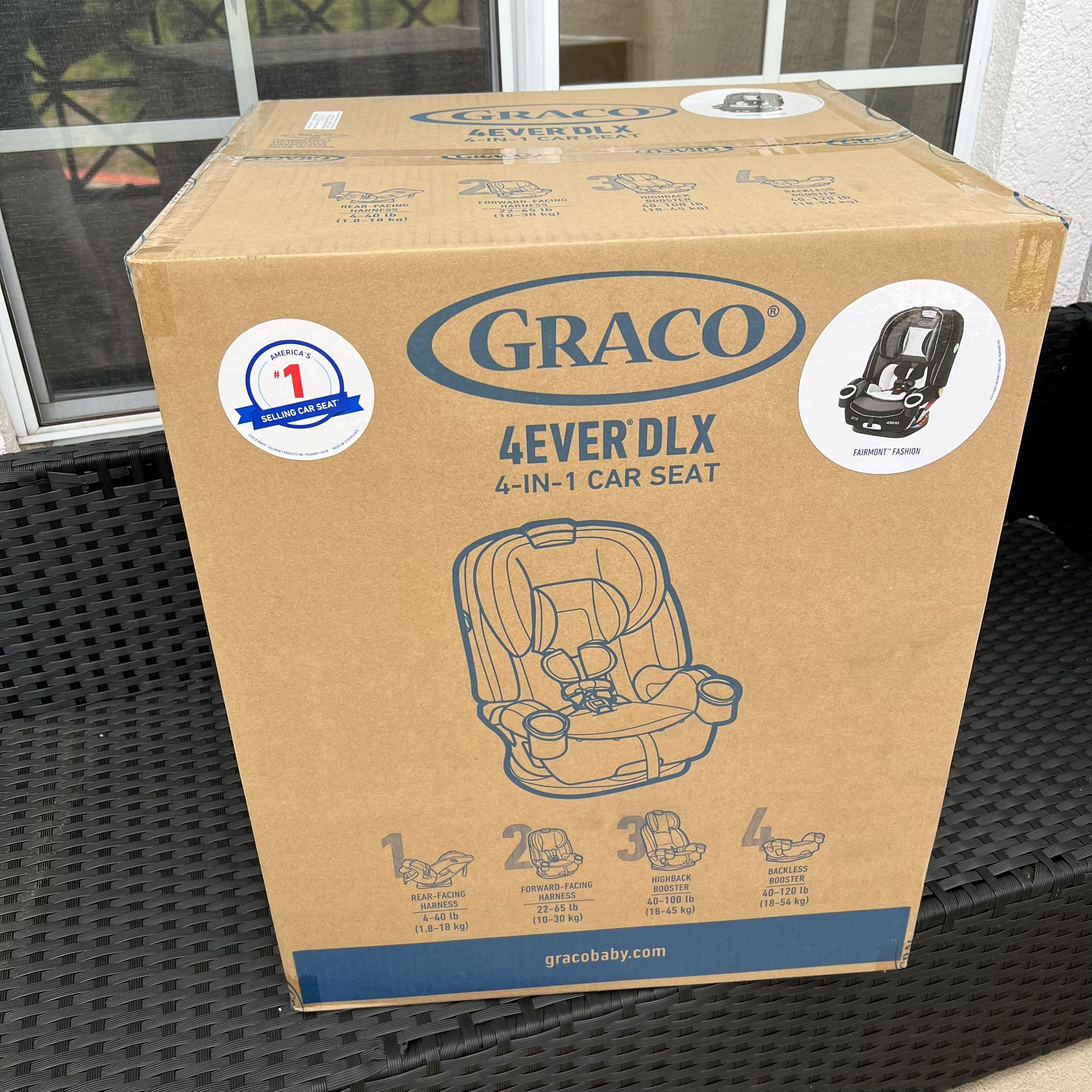 Low price!Graco 4ever 4-in-1 car seat(unopened)