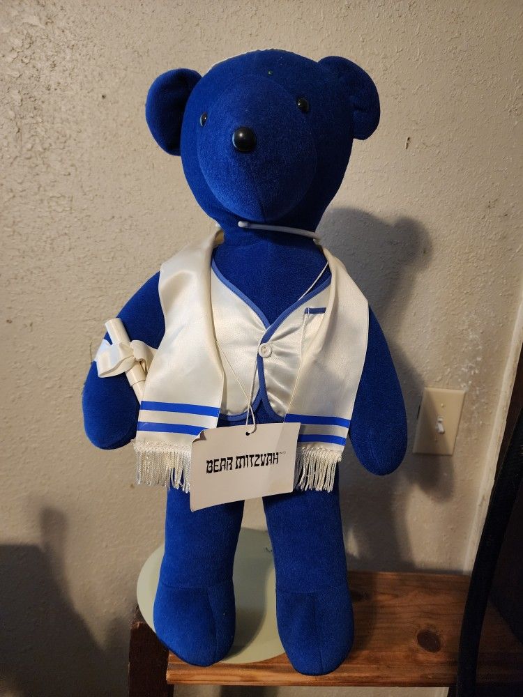 Bear Mitzvah Bear Blue