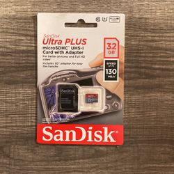 Sandisk Ultra Plus Sdhc Uhs -1 Card 32 Gb Speed 130 $10 Each More Available C My Other Sandisk Products Ty
