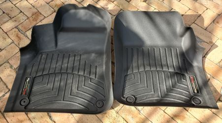 WeatherTech Mats for Porsche Cayenne; 2 front and cargo. See Post For Exact 2018 To 2025 Models