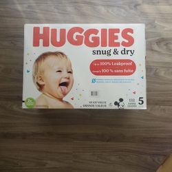 Huggies Snug & Dry Size 5 132 Count