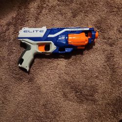 Nerf Disruptor Elite Blaster - 6-Dart Rotating Drum, Slam Fire