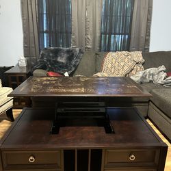 Lift Top Coffee Table $75
