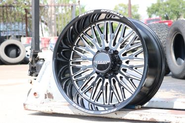 Recon Offroad Wheel Black Milled Finish