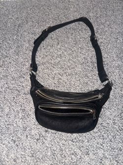 brandy melville black fanny pack