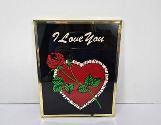Dolan's Sport INC Vintage "I Love You" Gold Tone Frame