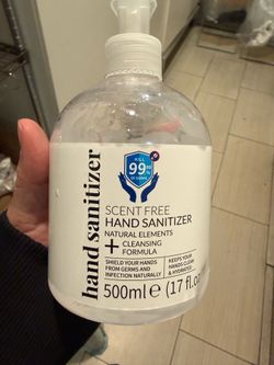 20 bottles of hand sanitizer