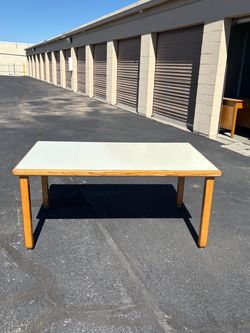 5ft Long Real Wood Table -$30