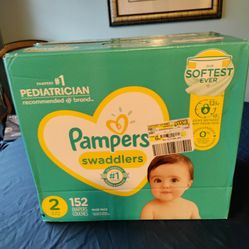 Box Baby Size 2 Diapers And Lots Of Wipes $60 For All