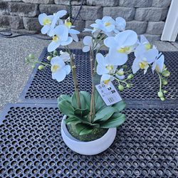 Brand New In Box Fake Plant Orchid Flower 24in Tall