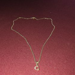 18k Yellow Gold David Yurman Box Chain (With Letter G)