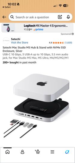 Apple Mac Mini M1/M2M3 USBC power Hub