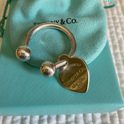 Tiffany&co  Heart Tag Key Ring