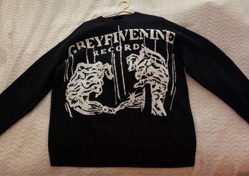 Grey Five Nine Records Knit Sweater