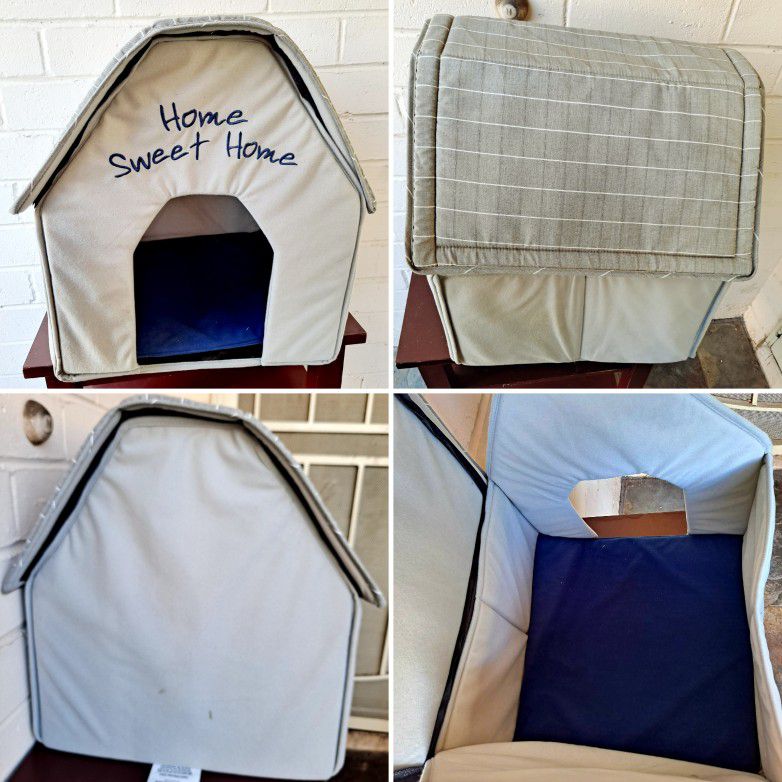 Dog Shoppe Dog/Cat House Bone For most Pets Up To 10 lb Padded base Travel Home. Pre-owned. In great condition.

PLEASE SEE EACH PICTURE CAREFULLY! 

