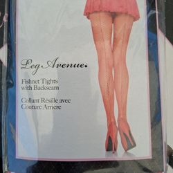 Leg Avenue Fishnet Tights With Backseam
