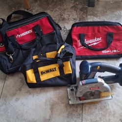 3 Tool Bags 1 Saw $20