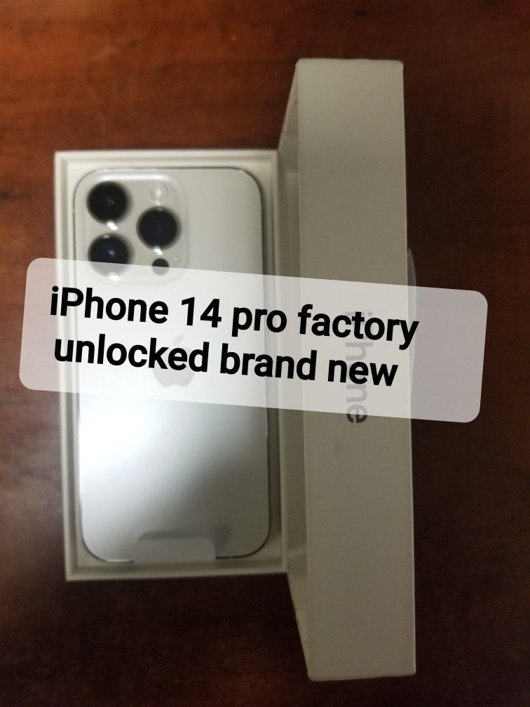 iPhone 14 Pro Brand new Factory Unlocked