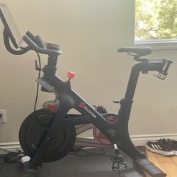 Hardly Used Peloton Bike With Accessories 