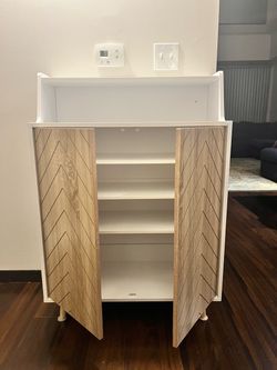DWVO Shoe Cabinet, 5-Tier Shoe Cabinet Storage with Doors for