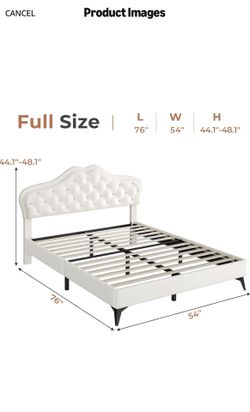 Full size bed frame Only **