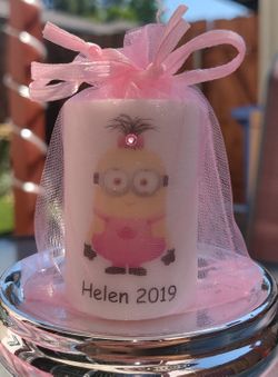 Minions theme baby shower or birthday favors