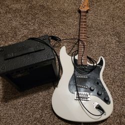 Crescent Electric Guitar And Amp