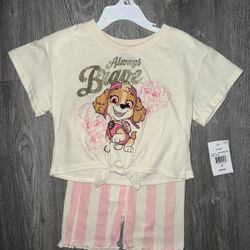Girls paw patrol set size 3t 