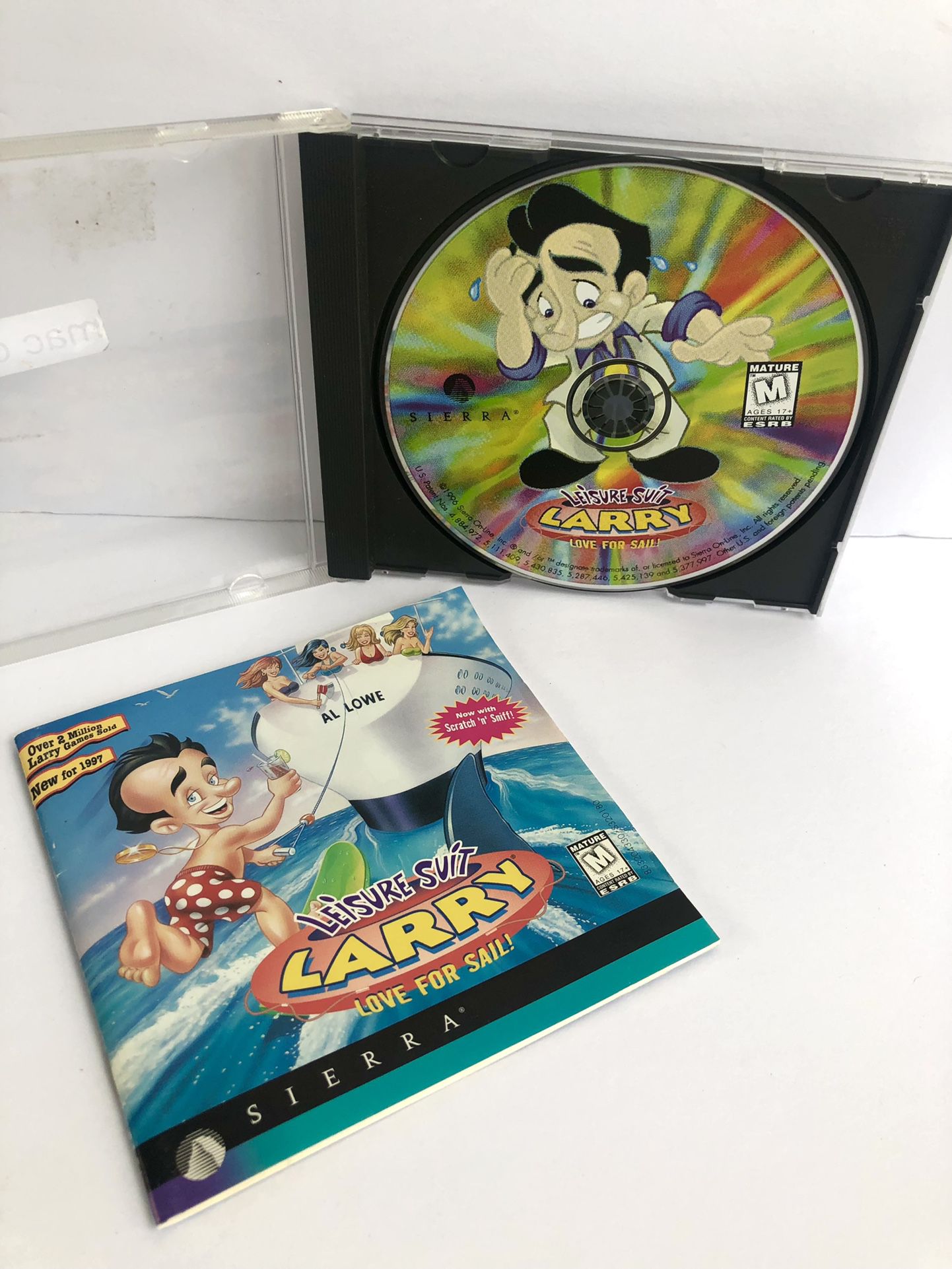 Vintage Leisure Suit Larry Love For Sail Game For Mac