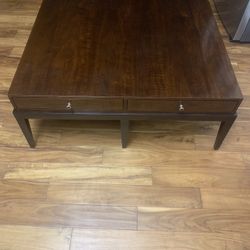 Bernhardt Square Coffee Cocktail Table 48”