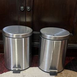 Two Mini Trash Cans SELLING TOGETHER!